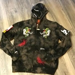 Rebel Spirit hoodie mens L